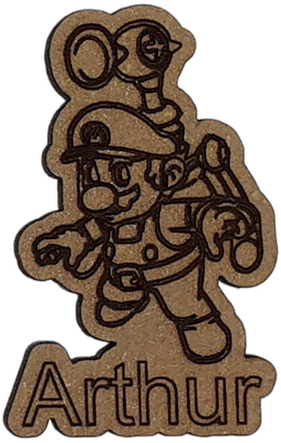 Magnet - Personnage Mario personnalisable